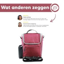 Bablue Stuurtas Fiets - Roze Fietstas - Met Regenhoes - Handig Te Bevestigen - Fietstas Enkel - Fietstas Stuur - Afneembaar - Stuurtas Fiets Waterproof - Schoudertas - Elektrische Fietsen - Stuurtas Met Smartphone Houder -BASIL Verkoop 1200x1200 513