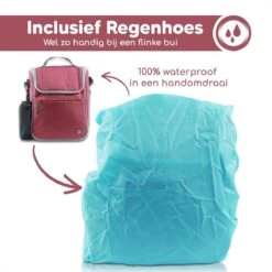 Bablue Stuurtas Fiets - Roze Fietstas - Met Regenhoes - Handig Te Bevestigen - Fietstas Enkel - Fietstas Stuur - Afneembaar - Stuurtas Fiets Waterproof - Schoudertas - Elektrische Fietsen - Stuurtas Met Smartphone Houder -BASIL Verkoop 1200x1200 521
