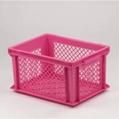 Benson Lastpak Fietskrat Kunststof Roze - L40 X B30 X H22 Cm -BASIL Verkoop 1200x1200 532