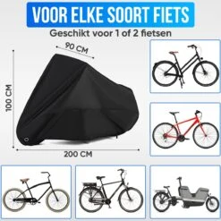 Strex Fietshoes Universeel Voor Alle Fietsen - Waterdicht Ultra Sterk Oxford - Fiets Hoes Voor 1/2 Fietsen - Incl. Opbergzak 15 Strex Fietshoes Universeel Voor Alle Fietsen - Waterdicht Ultra Sterk Oxford - Fiets Hoes Voor 1/2 Fietsen - Incl. Opbergzak -BASIL Verkoop 1200x1200 639