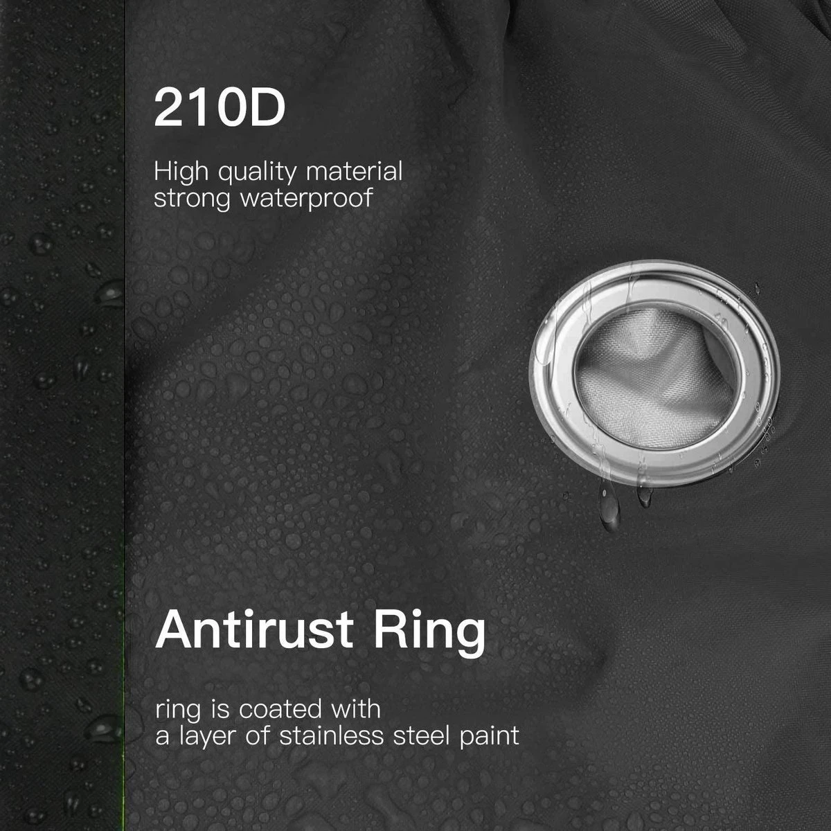 Beschermhoes + Zadelhoes + Opbergtas - 2 Fietsen - 210D - Alle Weersinvloeden - 75 X 110 X 200 Cm (B*H*L) 7 Beschermhoes + Zadelhoes + Opbergtas - 2 Fietsen - 210D - Alle Weersinvloeden - 75 X 110 X 200 Cm (B*H*L) - Afbeelding 7