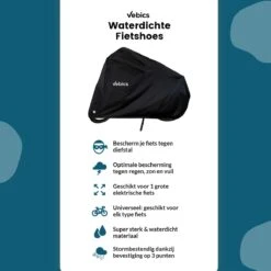 Vebics® Fietshoes Voor 1 Fiets Waterdicht - Elektrische Fiets - Fietsbeschermhoes - Stalling - Zwart 14 Vebics® Fietshoes Voor 1 Fiets Waterdicht - Elektrische Fiets - Fietsbeschermhoes - Stalling - Zwart -BASIL Verkoop 1200x1200 694