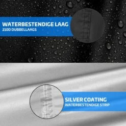 Nince Fietshoes Universeel Voor Alle Fietsen - Waterdicht 210D Oxford - Fiets Hoes Voor 2 Fietsen - Incl. Opbergzak - Zwart -BASIL Verkoop 1200x1200 706