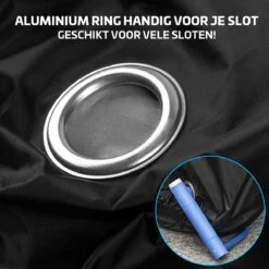 Nince Fietshoes Universeel Voor Alle Fietsen - Waterdicht 210D Oxford - Fiets Hoes Voor 2 Fietsen - Incl. Opbergzak - Zwart -BASIL Verkoop 1200x1200 708