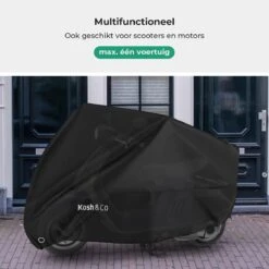 Merkloos Fietshoes Voor 2 Fietsen - Fietshoes Waterdicht - XL - Incl. Gratis Zakje & Zadelhoes -BASIL Verkoop 1200x1200 714