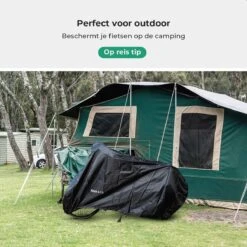 Merkloos Fietshoes Voor 2 Fietsen - Fietshoes Waterdicht - XL - Incl. Gratis Zakje & Zadelhoes -BASIL Verkoop 1200x1200 715