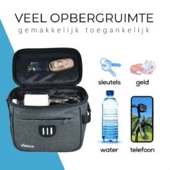 Vebics® Stuurtas Fiets Waterbestendig - Afneembaar - Racefiets - E-bike - Elektrische Fiets -BASIL Verkoop 1200x1200 80