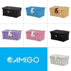 AMIGO - Fietsmand - Type Bakkersmand – 6,5 Liter - Zwart -BASIL Verkoop 1200x1200 807