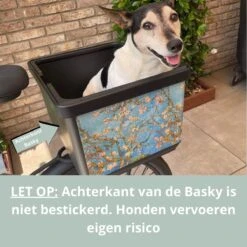 Fietsmand+Kliksysteem+Slot Voor Bagagedrager En Voordrager The Basky Basket Design Zwart -BASIL Verkoop 1200x1200 811
