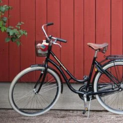 Relaxdays Fietsmand Stuur - Fietsmandje Met Haken - Fiets Mand Voorop - Klein - Metaal - Zwart -BASIL Verkoop 1200x1200 818