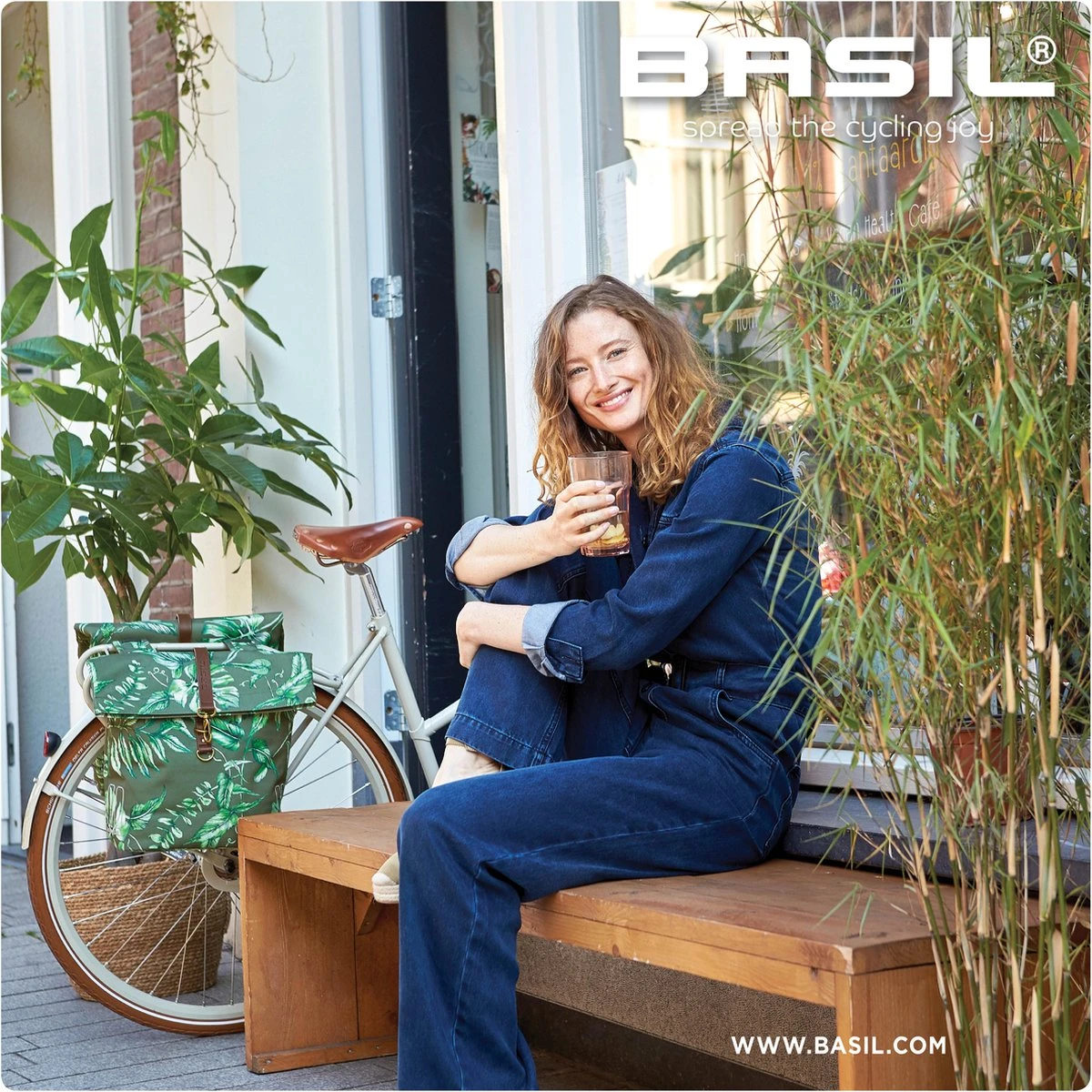 Basil Ever-Green Dubbele Fietstas - Beige - 32 Liter 10 Basil Ever-Green Dubbele Fietstas - Beige - 32 Liter - Afbeelding 10