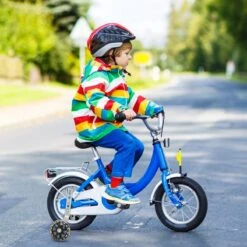 Bolke® - Zijwieltjes - 12-20 Inch - Zijwieltjes Met LED Lichtjes - Zijwieltjes Voor Kinderfiets - Blauw - 12 Inch/14 Inch/16 Inch/18 Inch/20 Inch - Zijwielen - Kinderfietsaccessoires -BASIL Verkoop 1200x1200 91