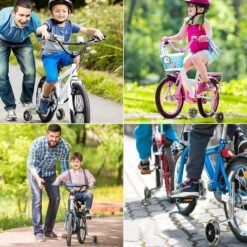 Bolke® - Zijwieltjes - 12-20 Inch - Zijwieltjes Met LED Lichtjes - Zijwieltjes Voor Kinderfiets - Blauw - 12 Inch/14 Inch/16 Inch/18 Inch/20 Inch - Zijwielen - Kinderfietsaccessoires -BASIL Verkoop 1200x1200 92