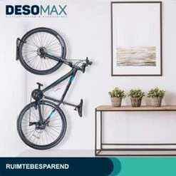 Fiets Ophangsysteem Ophangbeugel En Muurbeugel DesoMax® Muurhaak - Muurbevestiging Voor Met De Wiel Aan De Muur - Wandhouder - Fietshaak -BASIL Verkoop 1200x1200 948