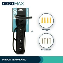 Fiets Ophangsysteem Ophangbeugel En Muurbeugel DesoMax® Muurhaak - Muurbevestiging Voor Met De Wiel Aan De Muur - Wandhouder - Fietshaak -BASIL Verkoop 1200x1200 949