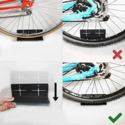 Flowter® Trapper Hanger - Fiets Ophangsysteem Aan De Trapper - Fiets Ophangbeugel - Universele Fiets Muurbeugel - Fietsbeugel Met Gratis Wieldragers+ -BASIL Verkoop 1200x1200 984