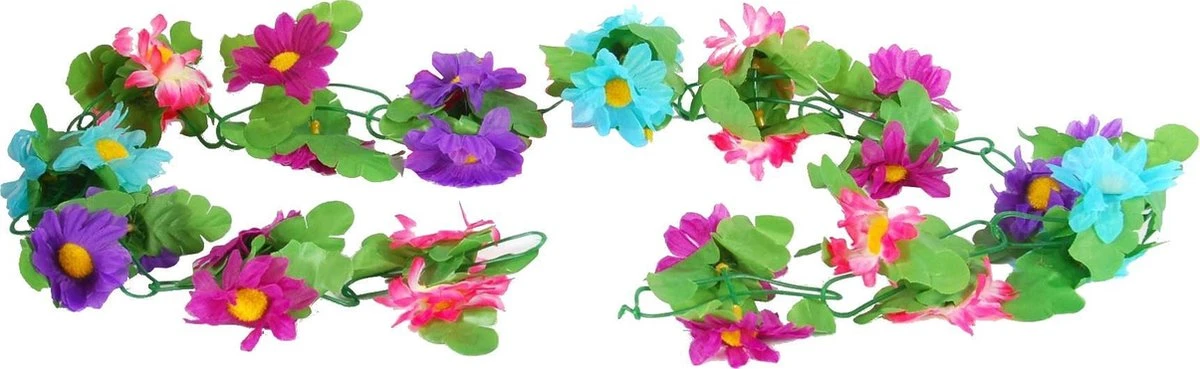 Volare Slinger / Bloemenstreng 130cm Flower Garland Multicolor 5 Volare Slinger / Bloemenstreng 130cm Flower Garland Multicolor - Afbeelding 5
