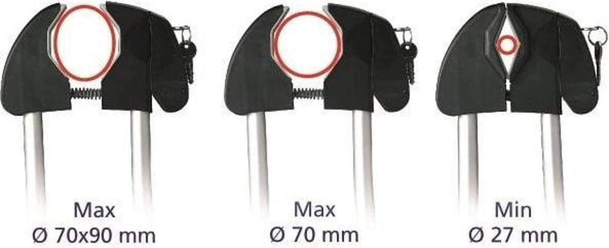 Twinny Load Fietsendrager Dakdrager 1 Fiets Zilver 11 Twinny Load Fietsendrager Dakdrager 1 Fiets Zilver - Afbeelding 11