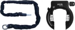 AXA Solid Plus Fietsslot- ART2 - Inclusief 140cm Insteekketting – Ringslot - Zwart
