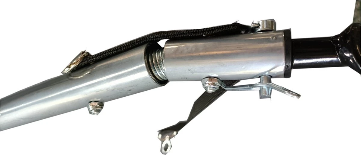 Fietskar Kind - Fietsaanhanger - Met Schokbreker - Blauw 4 Fietskar Kind - Fietsaanhanger - Met Schokbreker - Blauw - Afbeelding 4