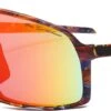 Sport Zonnebril 2023 - Fietsbril - Sportbril - Mountainbike - Goud Rood Spiegel - PGA
