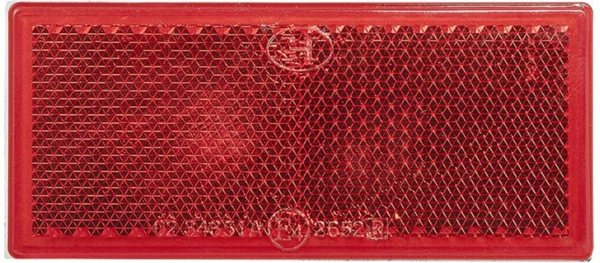 PROPLUS Pro Plus Reflector Zelfklevend - 82 X 36 Mm - Rood - 2 Stuks 5 PROPLUS Pro Plus Reflector Zelfklevend - 82 X 36 Mm - Rood - 2 Stuks - Afbeelding 5