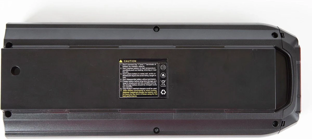 Phylion Joycube E-BIKE ACCU Wall-ES 37V 14Ah - 518Wh - Bagagedrager 10 Phylion Joycube E-BIKE ACCU Wall-ES 37V 14Ah - 518Wh - Bagagedrager - Afbeelding 10