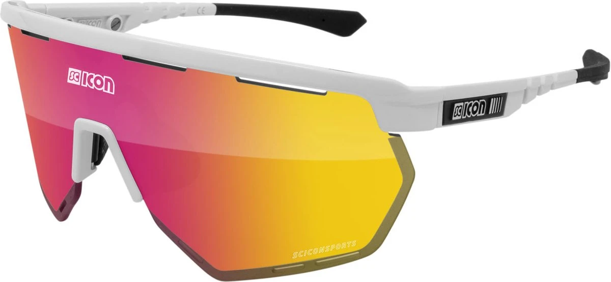 Scicon BRIL AEROWING WHITE GLOSS SCN-PP RED MULTIMIRROR 4 Scicon BRIL AEROWING WHITE GLOSS SCN-PP RED MULTIMIRROR - Afbeelding 4