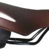 Selle Zadel Comfort Bruin Met Witte Bumpers - Zonder Strop