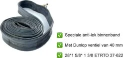 Binnenband Anti-lek Van WDMT | 28 Inch | Speciale Anti-lek Fiets Binnenband | Met Ventiel Van 40 Mm | 28*1 5/8* 1 3/8 ETRTO 37-622 -BASIL Verkoop 1200x568 8