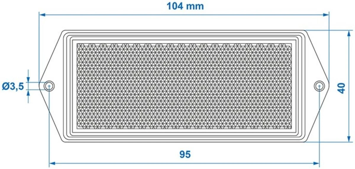 PROPLUS Pro Plus Reflector Met Schroefbevestiging - 104 X 40 Mm - Rood - 2 Stuks 6 PROPLUS Pro Plus Reflector Met Schroefbevestiging - 104 X 40 Mm - Rood - 2 Stuks - Afbeelding 6
