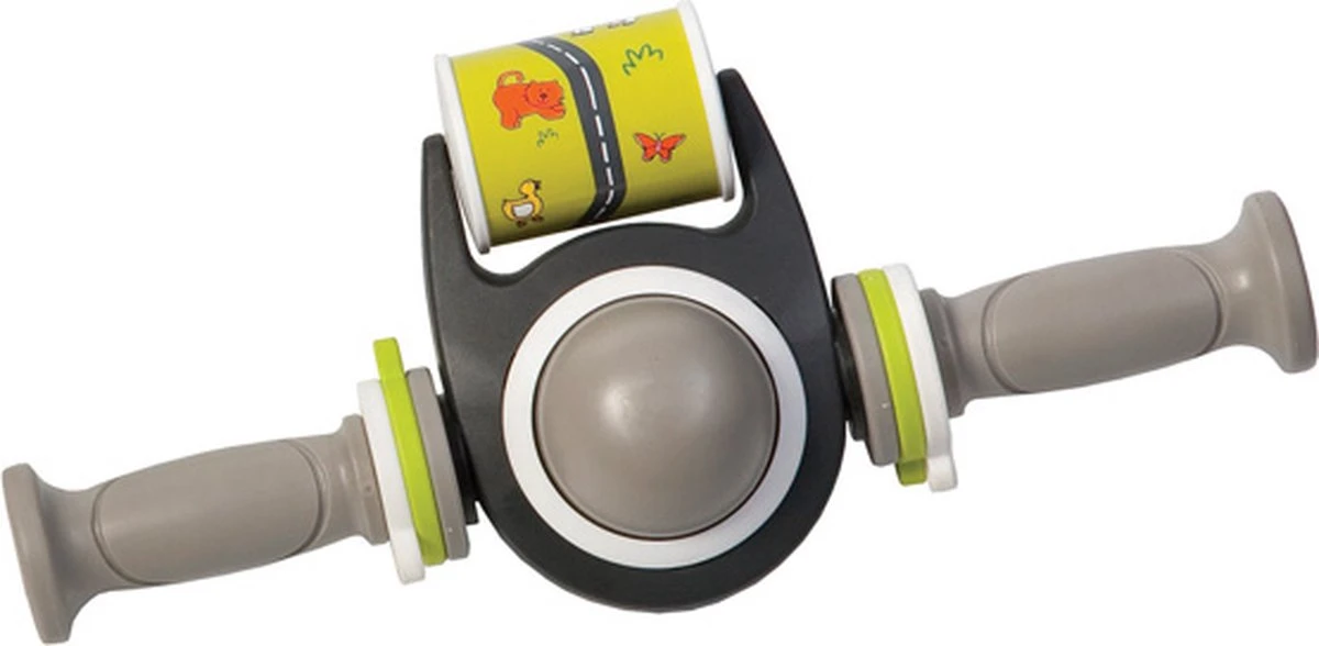 Duodeel Qibbel Toybar Met Grijze Handvatten - GRIJS 1 Duodeel Qibbel Toybar Met Grijze Handvatten - GRIJS