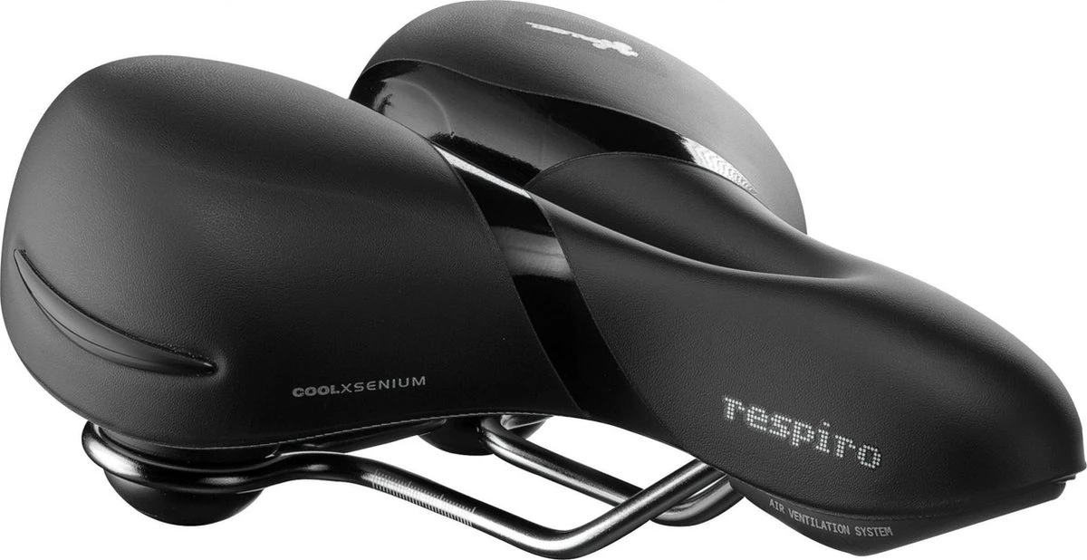 Selle Royal Respiro Soft Relaxed - Fietszadel - Unisex - Zwart 1 Selle Royal Respiro Soft Relaxed - Fietszadel - Unisex - Zwart