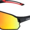 Falkann Fietsbril / Sportbril - Zwart/Rood - Gepolariseerde Glazen