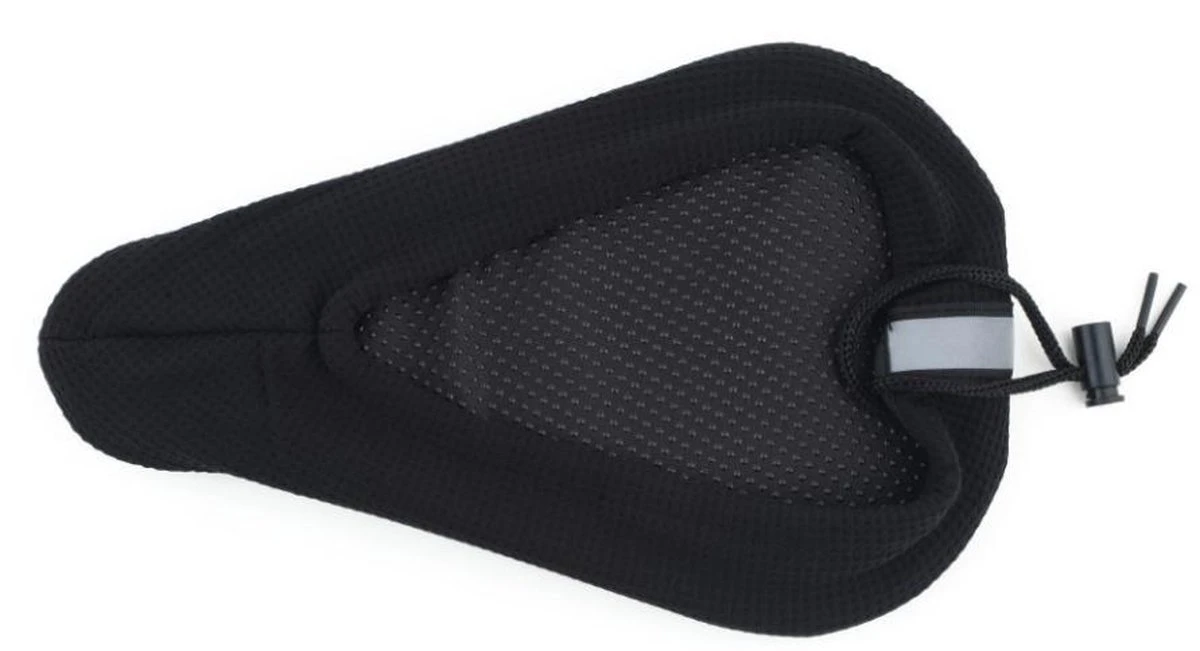 Merkloos Fietszadel Overtrek - Zwart 1 Merkloos Fietszadel Overtrek - Zwart