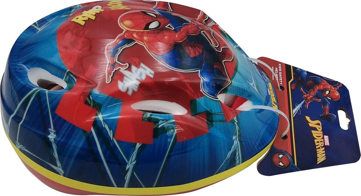 Fietshelm Marvel Spider-Man 51-55cm - Blauw/rood 3 Fietshelm Marvel Spider-Man 51-55cm - Blauw/rood - Afbeelding 3