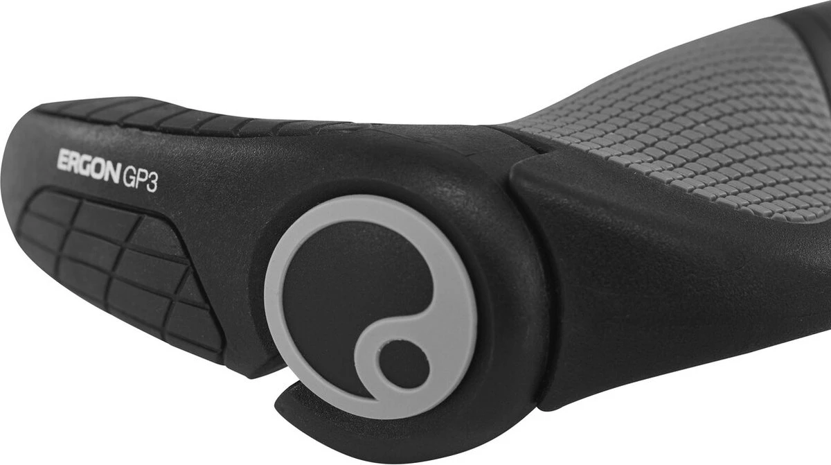 Ergon GP3 Handvatten, Zwart/grijs Diameter Large 2 Ergon GP3 Handvatten, Zwart/grijs Diameter Large - Afbeelding 2