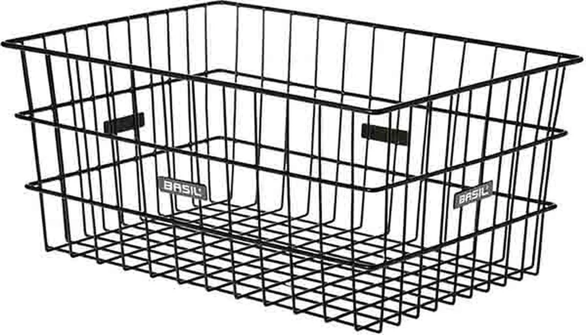 Basil Zembla Fietsmand - Staal - Inclusief Bevestigingssysteem - Zwart 3 Basil Zembla Fietsmand - Staal - Inclusief Bevestigingssysteem - Zwart - Afbeelding 3