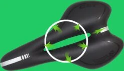 Voltano Trekking Fietszadel - Comfortabel Gel Zadel - Met Uitsparing - Inclusief Zadelstrop - 100% Waterdicht - Unisex - Zwart -BASIL Verkoop 1200x696 2