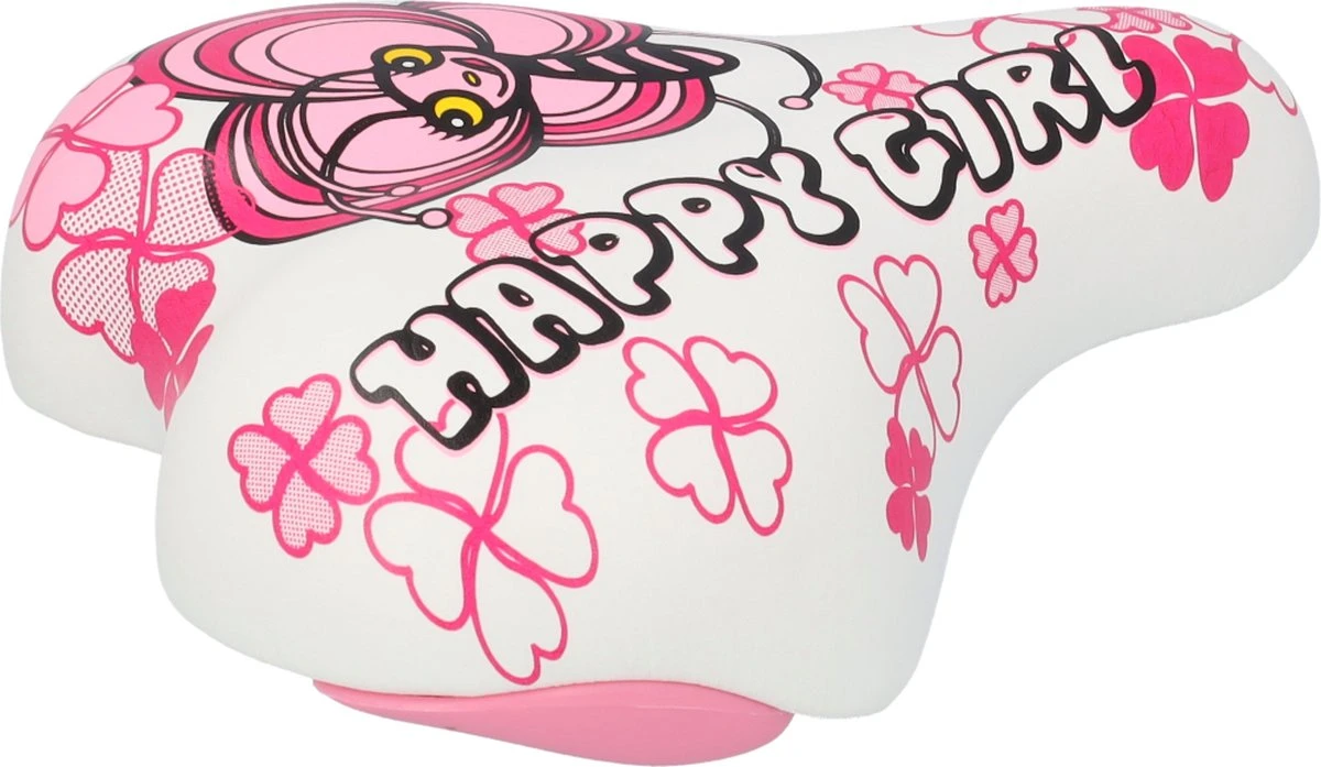 XLC Kinderzadel - Universeel - Wit/Roze - SA-C02 4 XLC Kinderzadel - Universeel - Wit/Roze - SA-C02 - Afbeelding 4