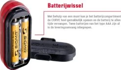 SIGMA SPORT Sigma CURVE Led Achterlicht - Inclusief Batterijen -BASIL Verkoop 1200x701 2