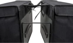 Fastrider Canvas 94 Dubbele Fietstas Zwart - 56L -BASIL Verkoop 1200x701