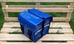 BayNL- Waterdicht - Dubbele - Bisonyl - Fietstas- Reflectoren - Blauw– 34cmX16.2cmX32cm=35 Liter -BASIL Verkoop 1200x718