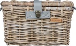 Basil Denton Fietsmand M - Voor - Rotan - Grijs - Medium -BASIL Verkoop 1200x724 1