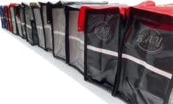 BayNL- Waterdicht - Dubbele - Bisonyl - Fietstas- Reflectoren - Zwart – 34cmX16.2cmX32cm=35 Liter -BASIL Verkoop 1200x724 3