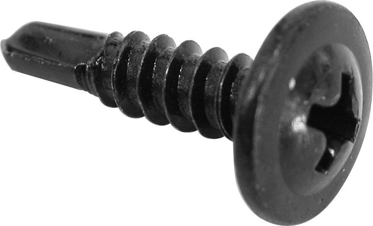 Carpoint Schroef Zelftappend Zwart Ø4mm 19mm 100 Stuks 1 Carpoint Schroef Zelftappend Zwart Ø4mm 19mm 100 Stuks