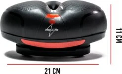 Voltano Fietszadel Met Gelpads - Zwart/Rood - Uitsparing - Zadelvering - Unisex - Incl. Gratis Zadelstrop -BASIL Verkoop 1200x728 7