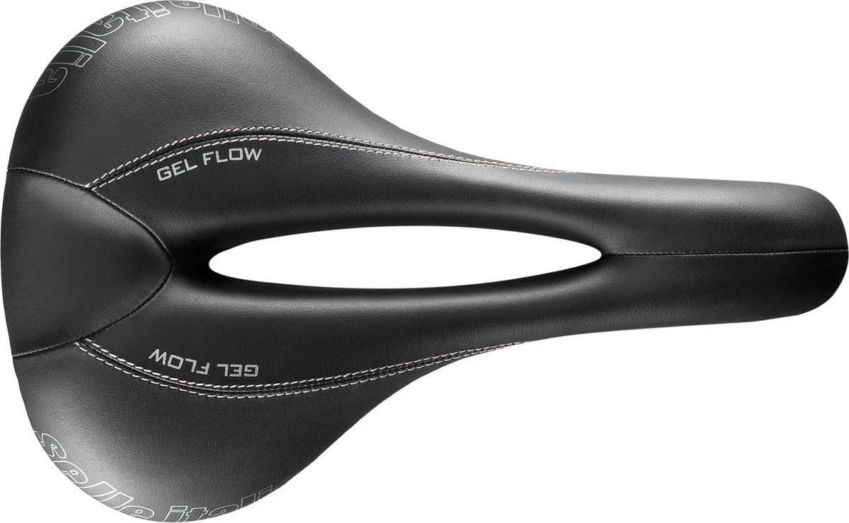 Selle Italia Donna Gel Flow L2 Fietszadel - Stalen Rails - Zwart 8 Selle Italia Donna Gel Flow L2 Fietszadel - Stalen Rails - Zwart - Afbeelding 8