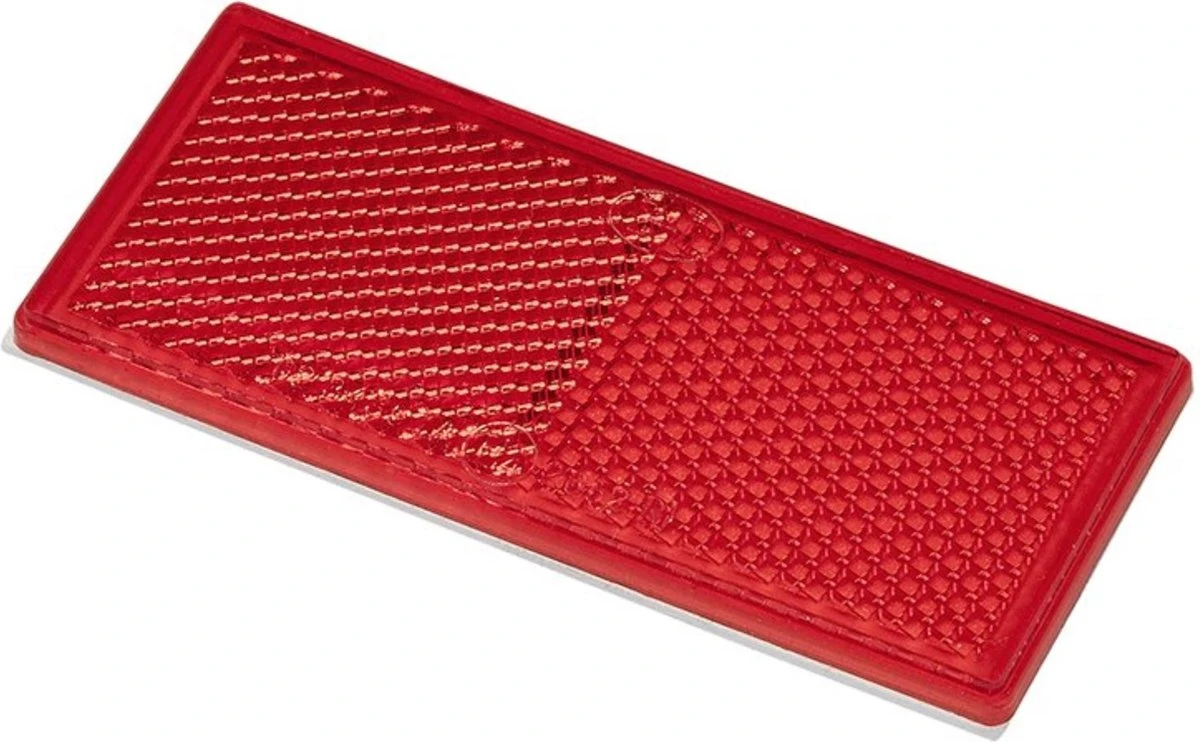 PROPLUS Pro Plus Reflector Zelfklevend - 82 X 36 Mm - Rood - 2 Stuks 2 PROPLUS Pro Plus Reflector Zelfklevend - 82 X 36 Mm - Rood - 2 Stuks - Afbeelding 2