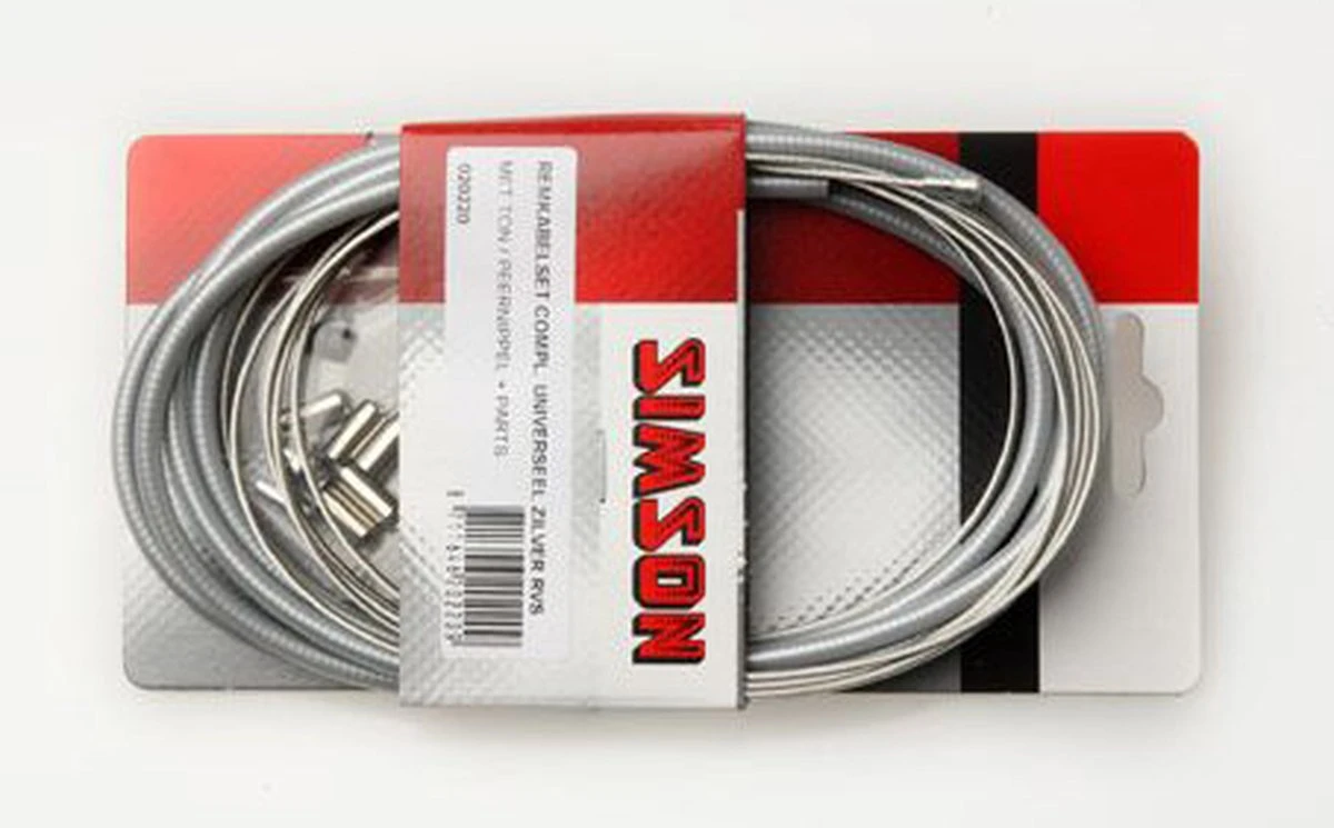 Simson Remkabelset Universeel Grijs 5 Simson Remkabelset Universeel Grijs - Afbeelding 5